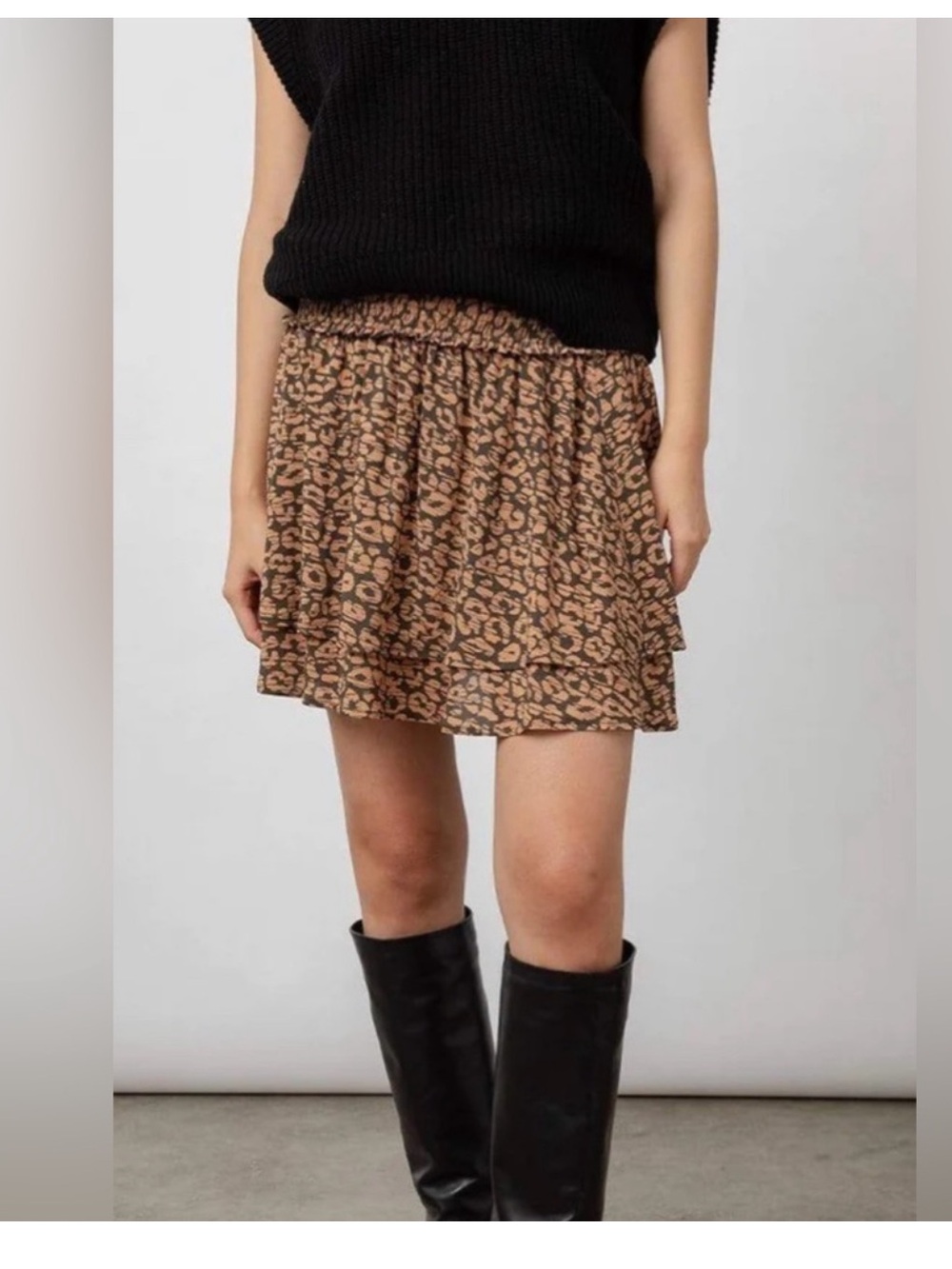 Rails Addison Batik Cheetah Mini Skirt